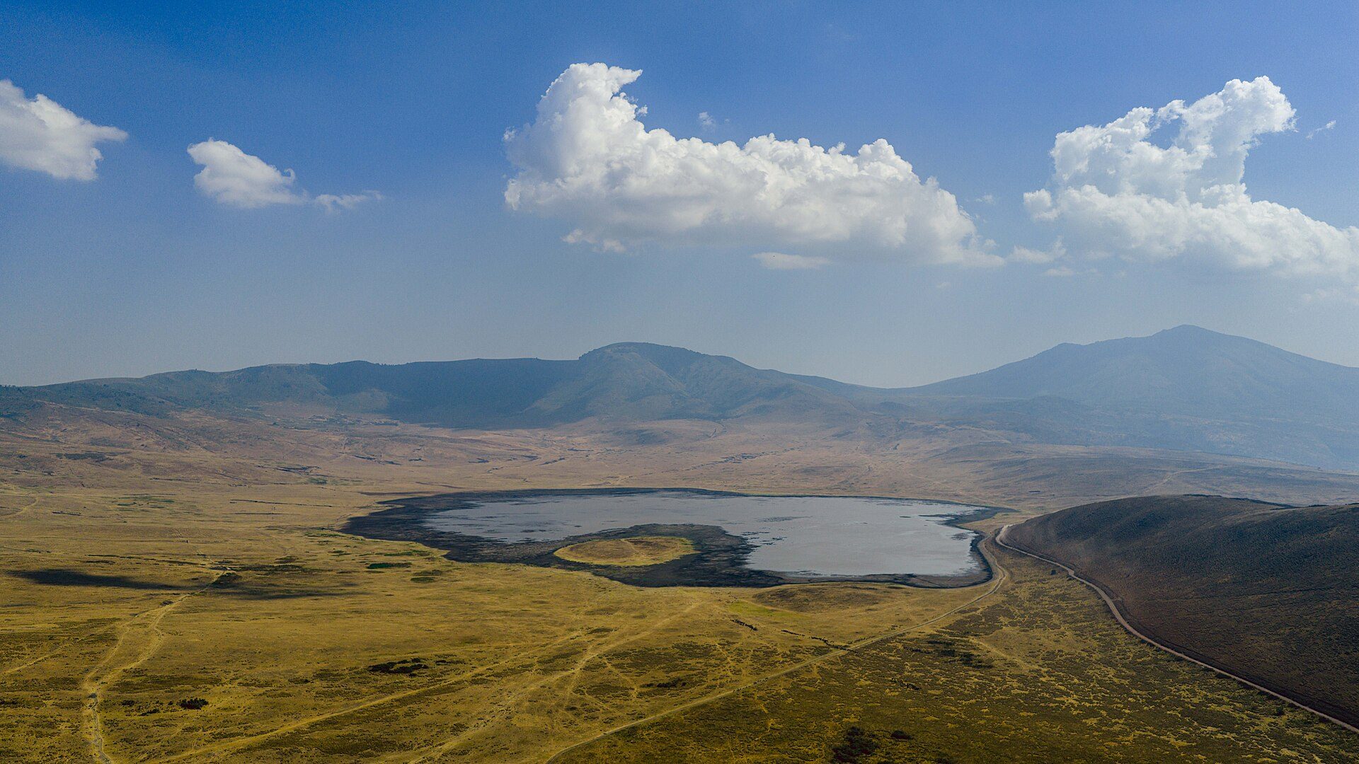 Ngorongoro Crater at dawn, northern Tanzania